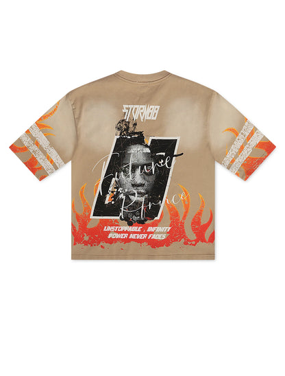 Kleep Mizen Single Knit Tee - Khaki Denim Exchange