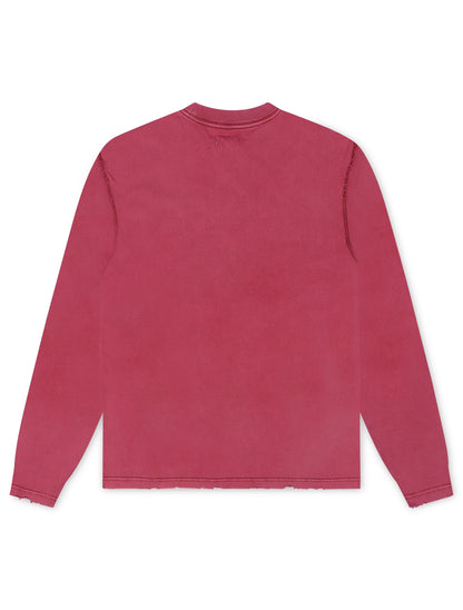 BLDG4 Golden Rule Knit Long Sleeve - Wine Denim Exchange