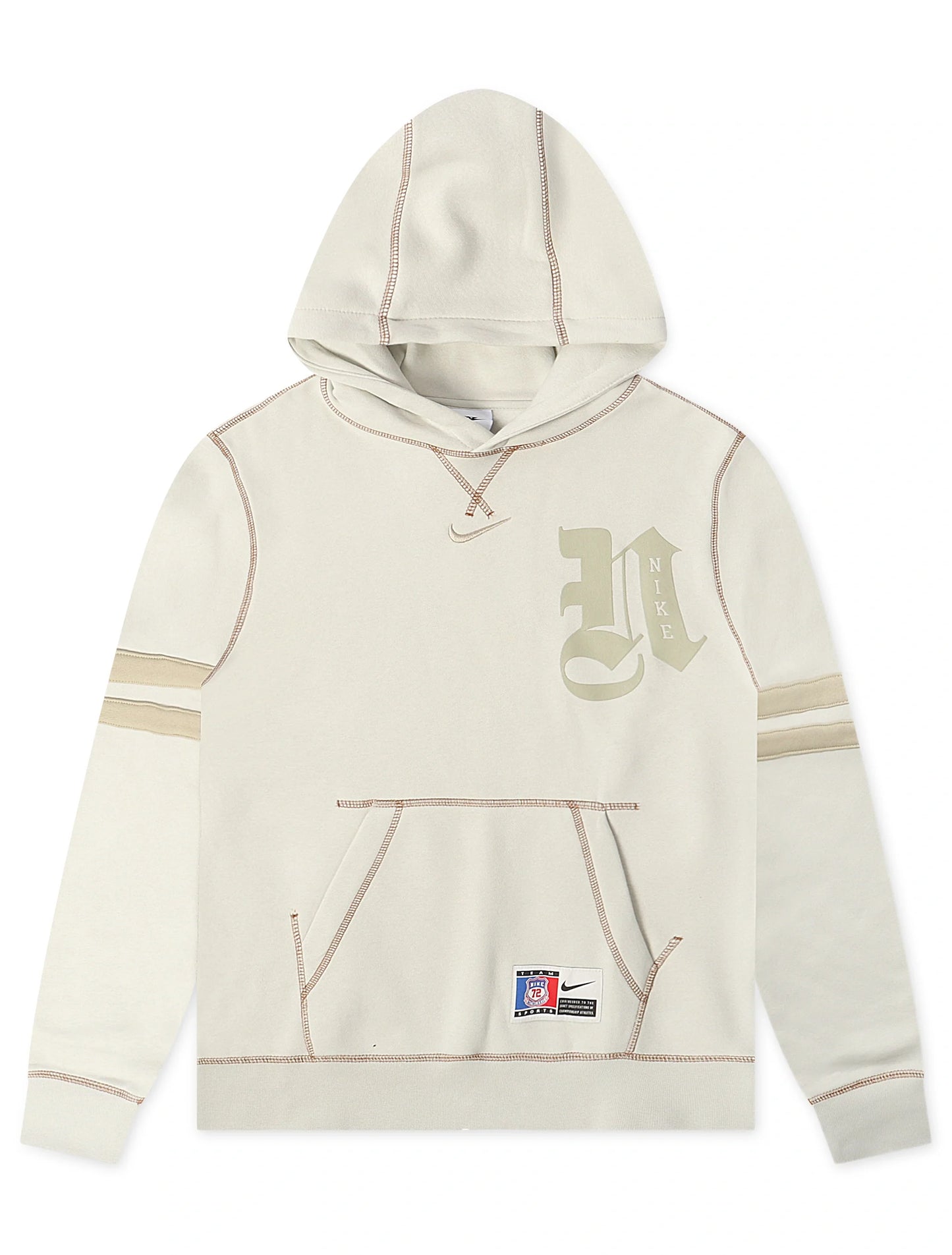 Nike Mens Nike Club Next Up Hoodie - Light Bone Denim Exchange