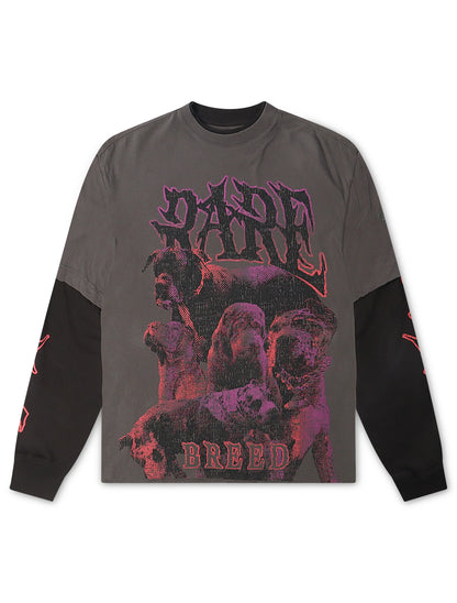 Puma Melo World Tour Long Sleeve - Dusk Gray Denim Exchange