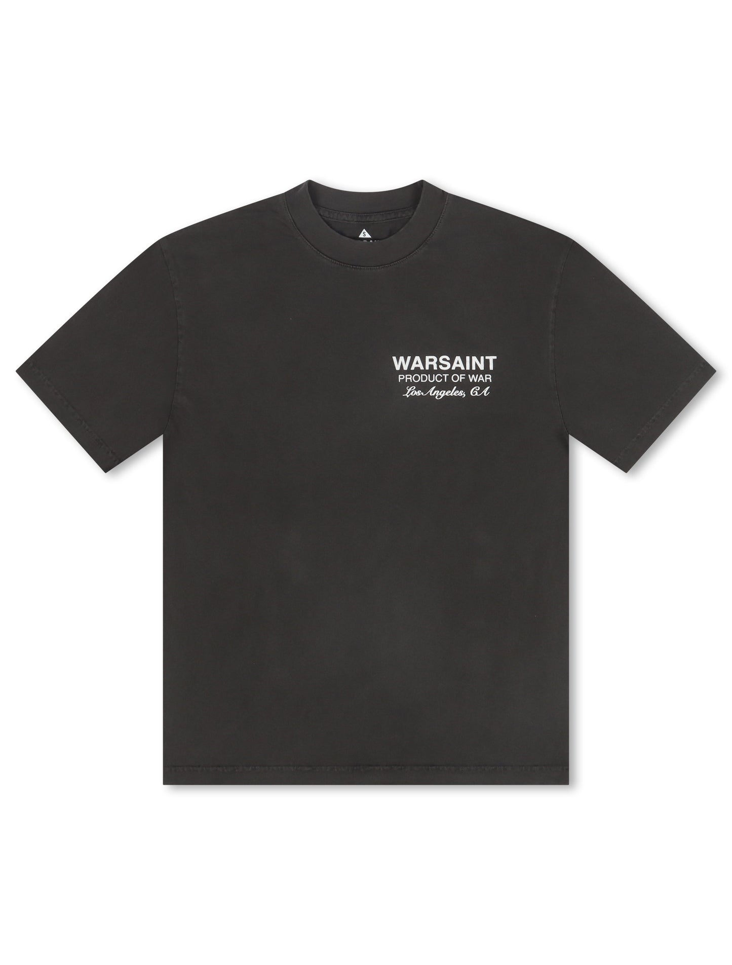 Warsaint Product of War Tee - Washed Black Denim Exchange