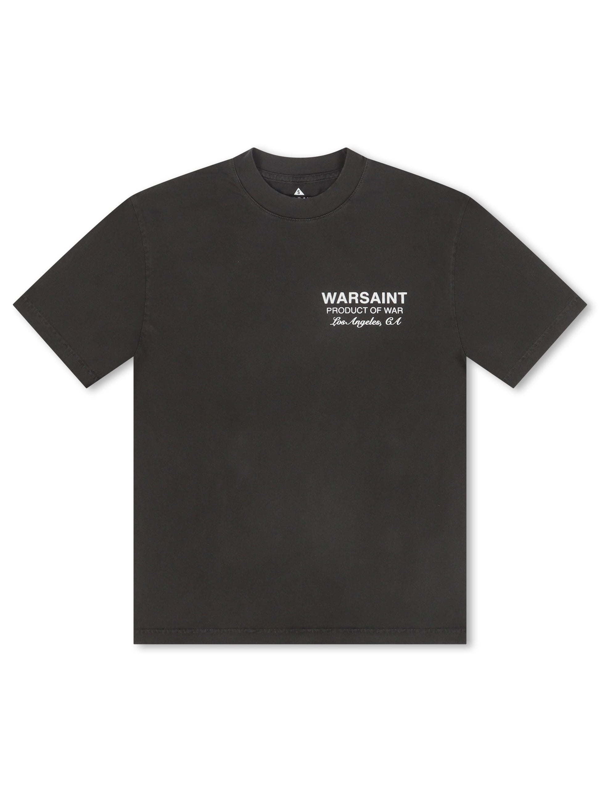 Warsaint Product of War Tee - Washed Black Denim Exchange