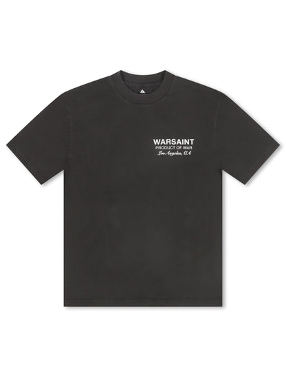 Warsaint Product of War Tee - Washed Black Denim Exchange