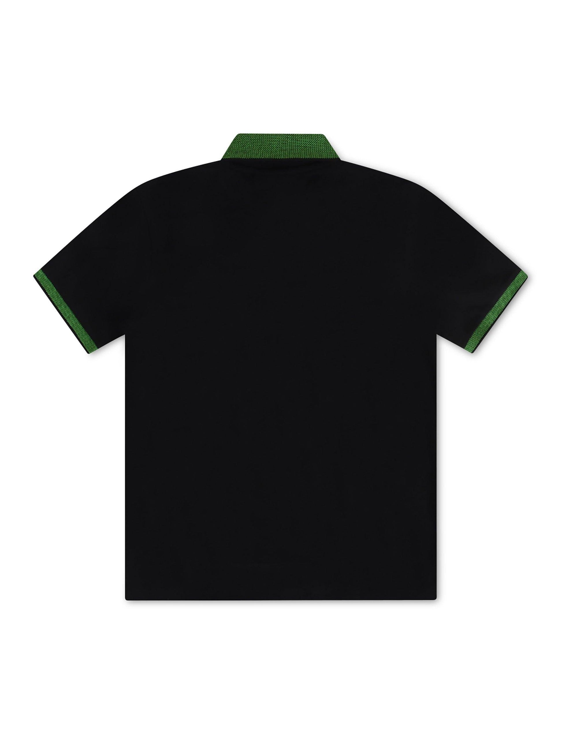 Psycho Bunny Montebello Pique Polo - Black Denim Exchange