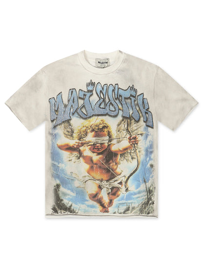 Majestik Baby Angel French Terry Tee - Off White Denim Exchange