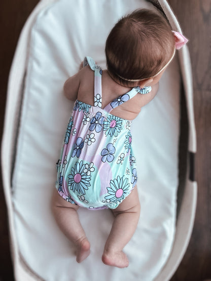 Blake - Bubble Romper Blush Lotus