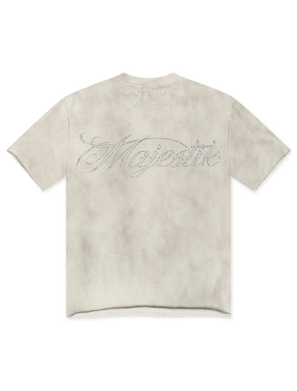 Majestik Baby Angel French Terry Tee - Off White Denim Exchange