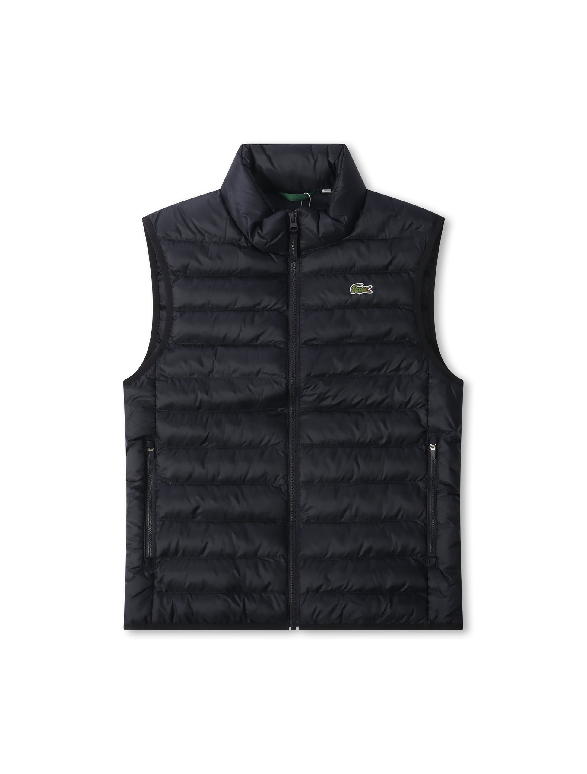 Lacoste Water Repellent Puffed Vest - Black Denim Exchange