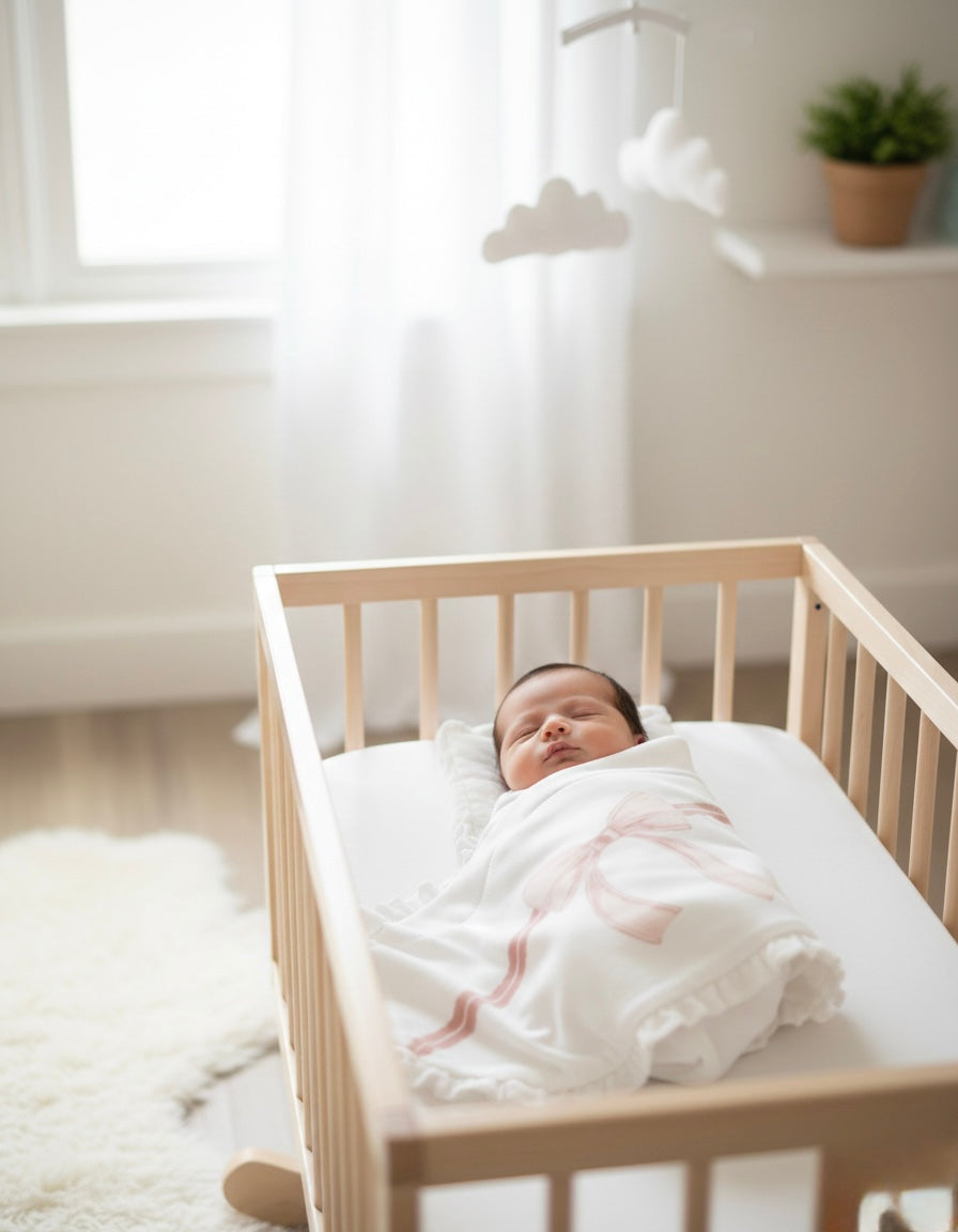 Blush Ribbon Organic Blanket Honey and Hive