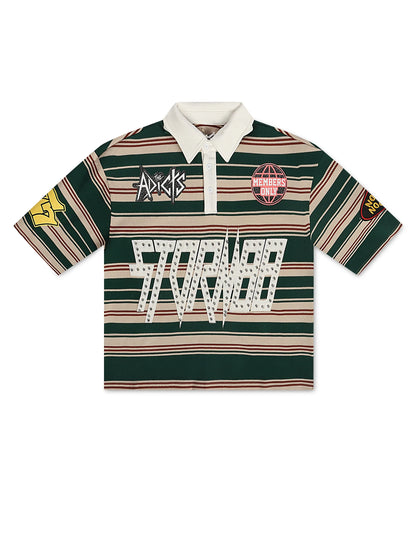 Kleep Drury Single Knit Polo - Green Denim Exchange