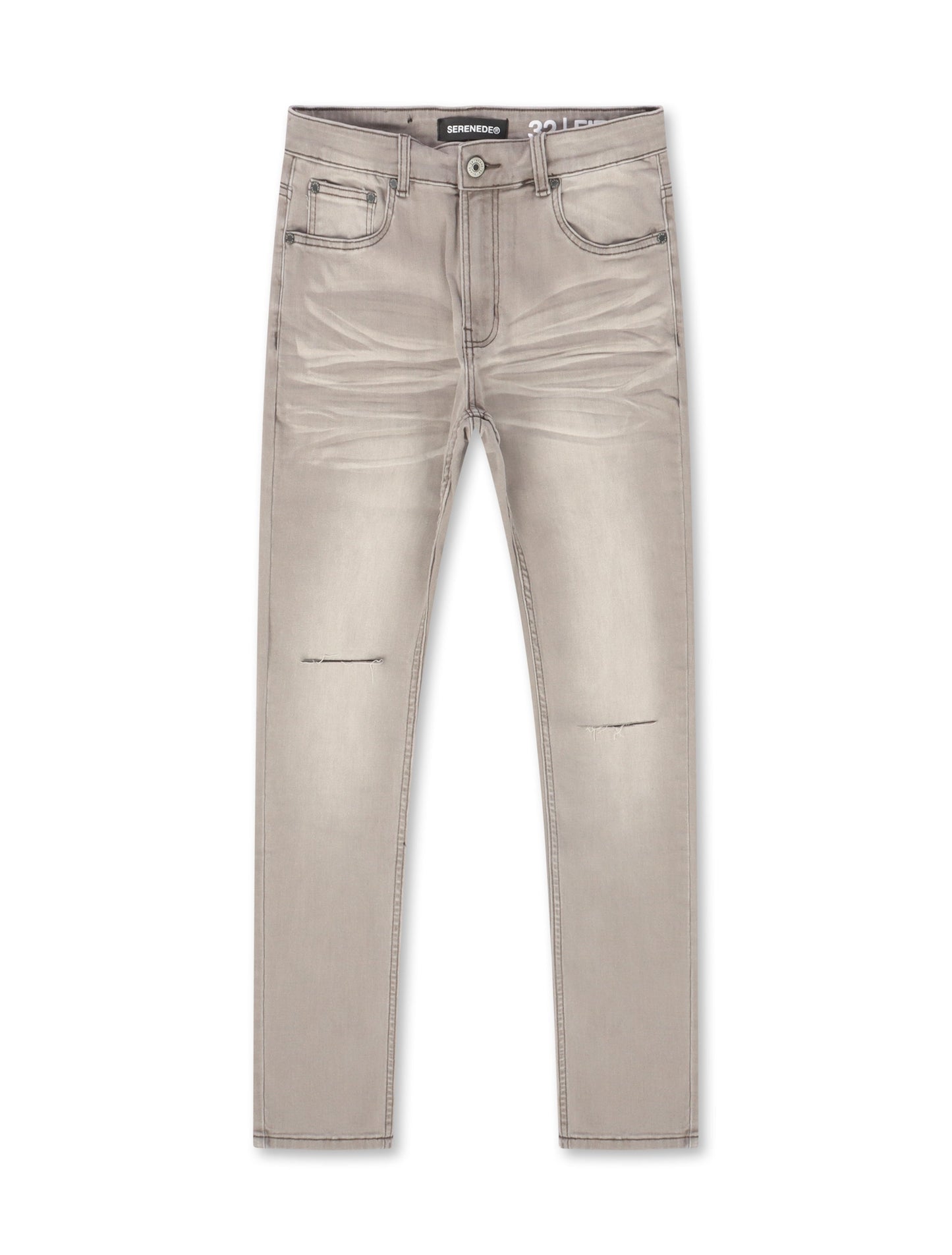 Serenede Marine Layer Skinny Jeans - Grey Denim Exchange