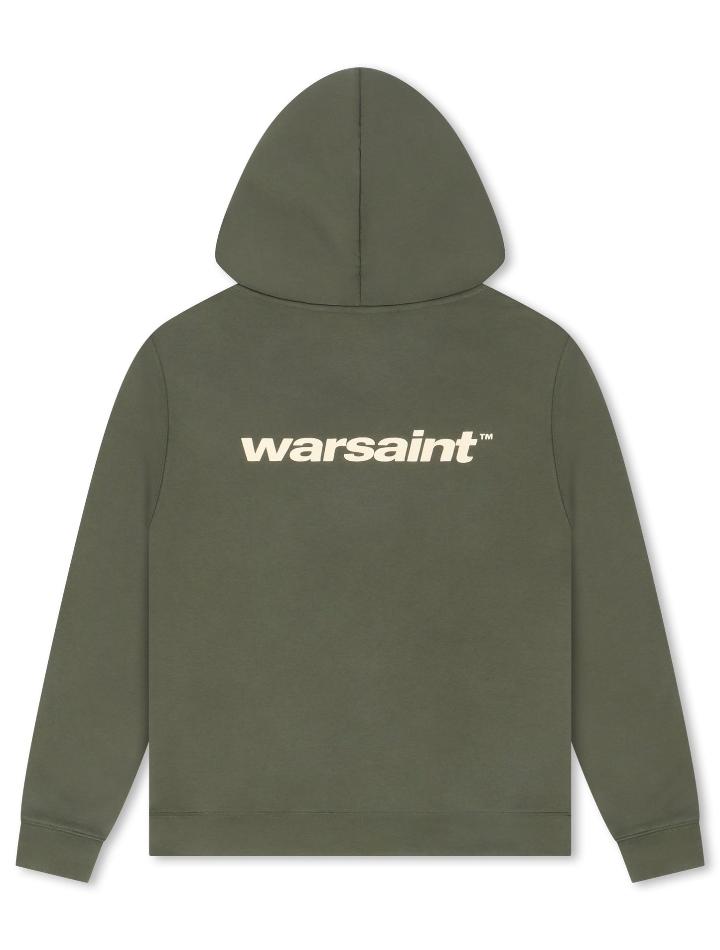 Warsaint Dual Logo Hoodie - Olive Green Denim Exchange
