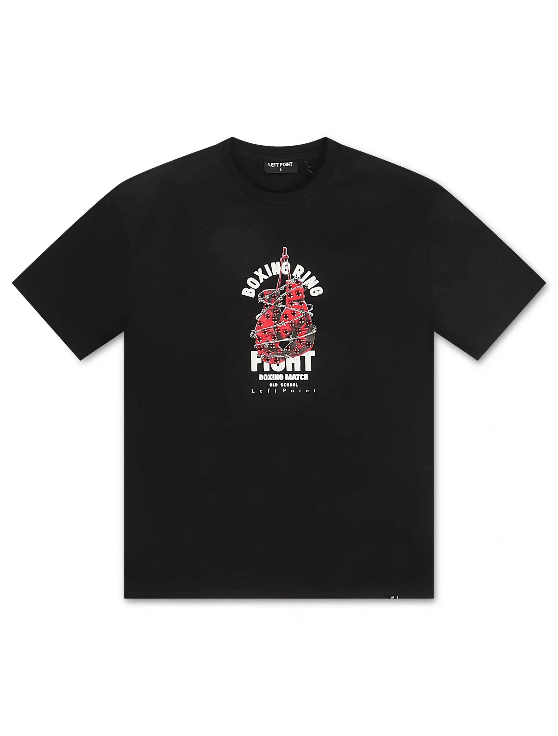 Left Point Boxing Club Tee - Black Denim Exchange