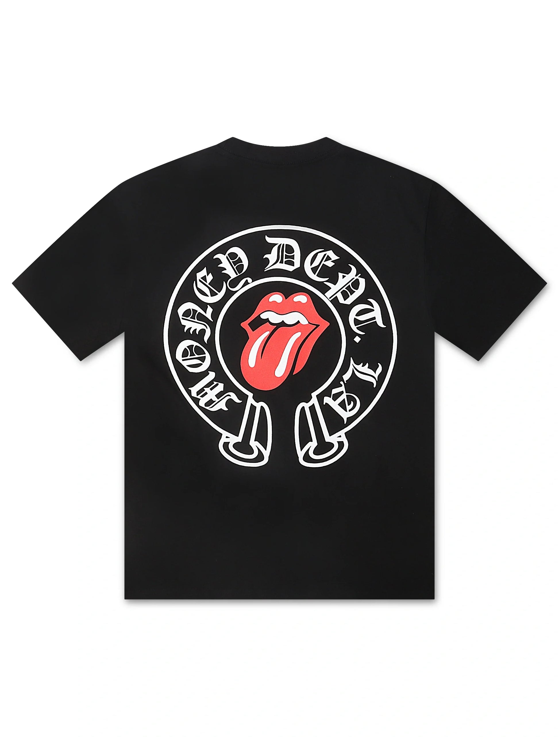 Money Dept. Tongue and Lips Tee - Black Denim Exchange