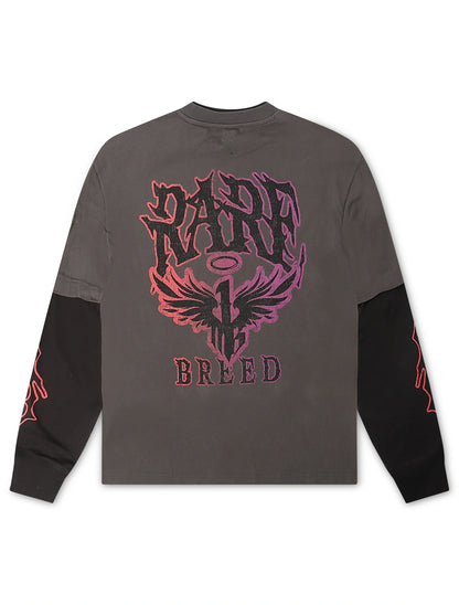 Puma Melo World Tour Long Sleeve - Dusk Gray Denim Exchange