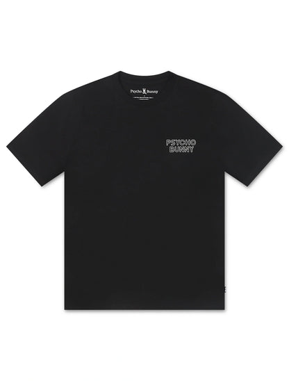 Psycho Bunny Sydney Back Graphic Tee - Black Denim Exchange