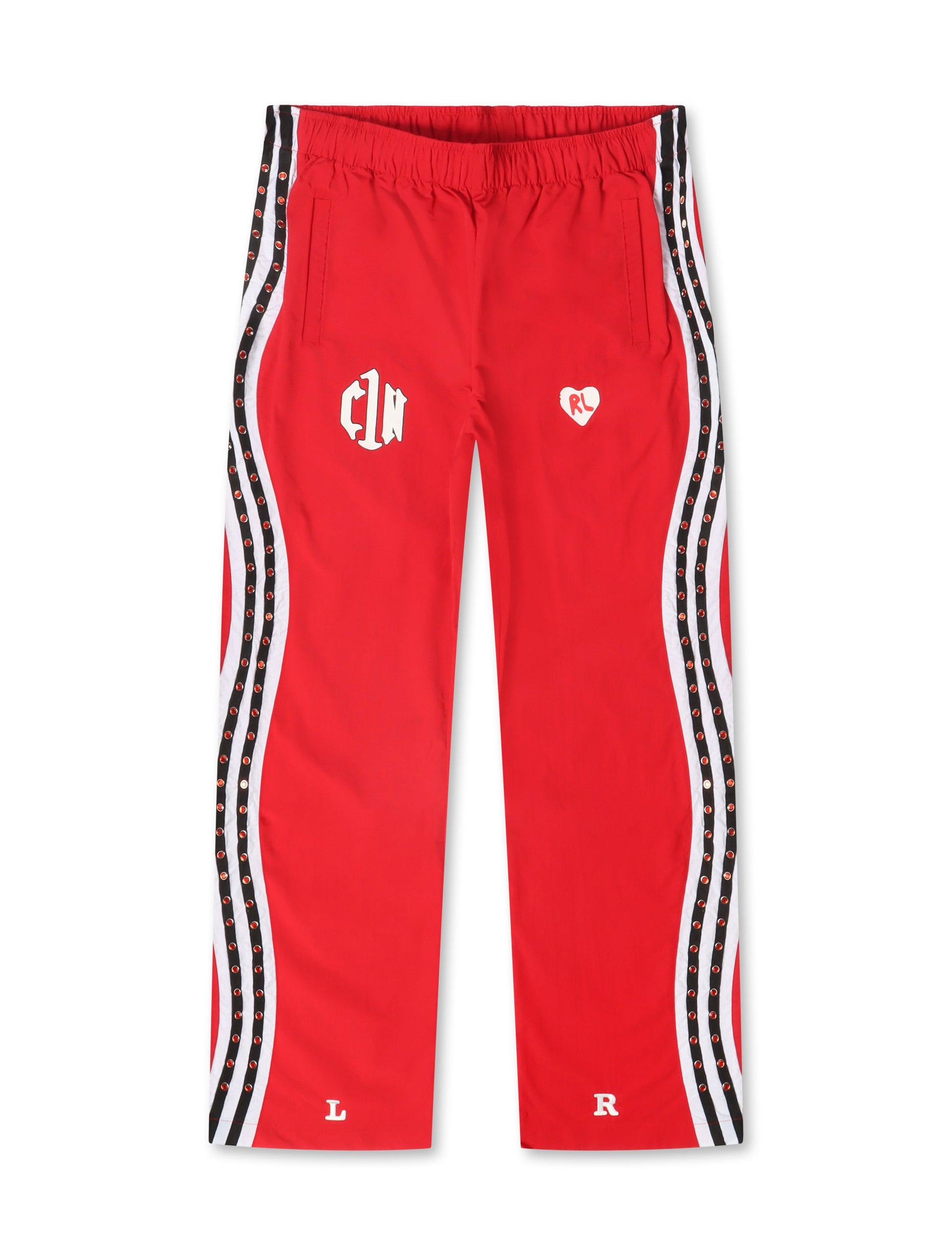 Red Letters x Cam Newton Rhinestone Pants - Red Denim Exchange