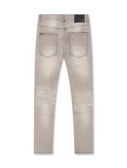 Serenede Marine Layer Skinny Jeans - Grey Denim Exchange