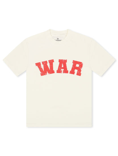 Warsaint War Tee - Cream/Red Denim Exchange