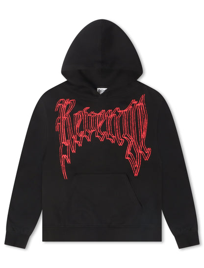 Revenge Paralysis Hoodie - Black/Red Denim Exchange