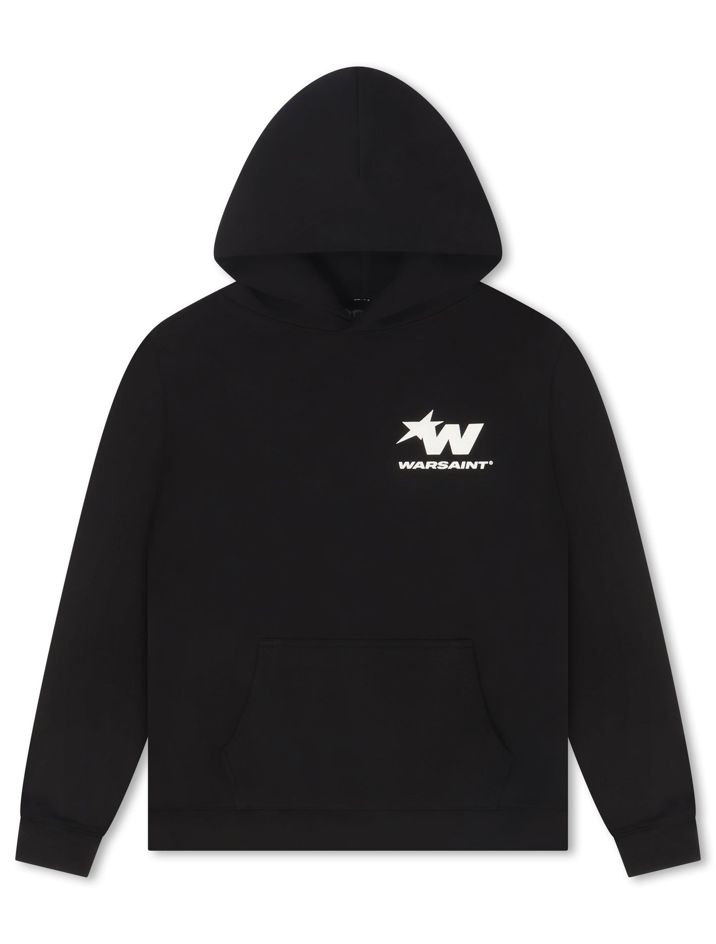 Warsaint Signature Star Hoodie - Black Denim Exchange
