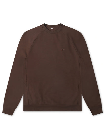 Nike Mens Primary Fleece Long Sleeve - Baroque Brown Denim Exchange