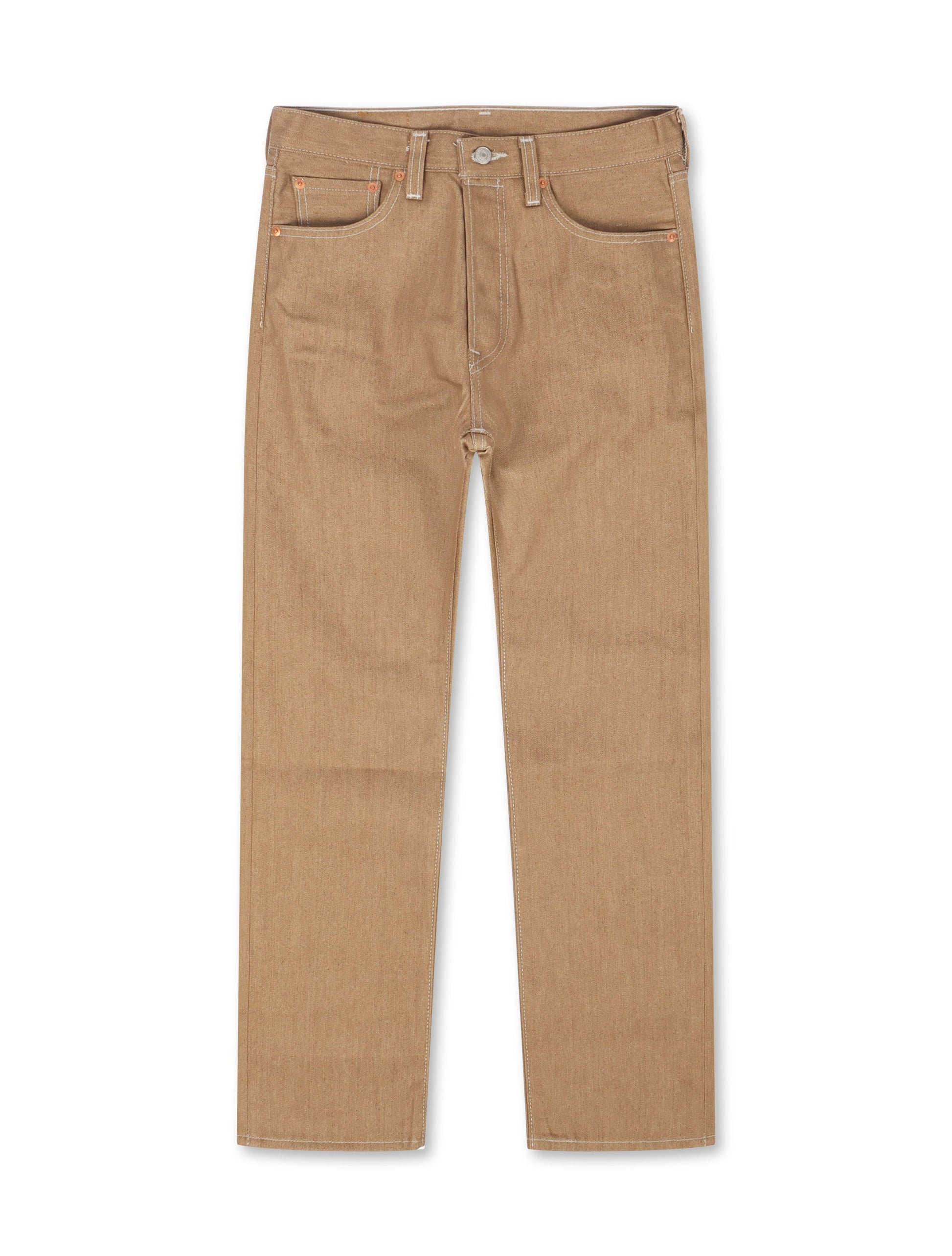 Levis 501™ Original Shrink To Fit Jeans - Beige Rigid Denim Exchange