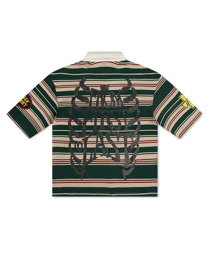 Kleep Drury Single Knit Polo - Green Denim Exchange