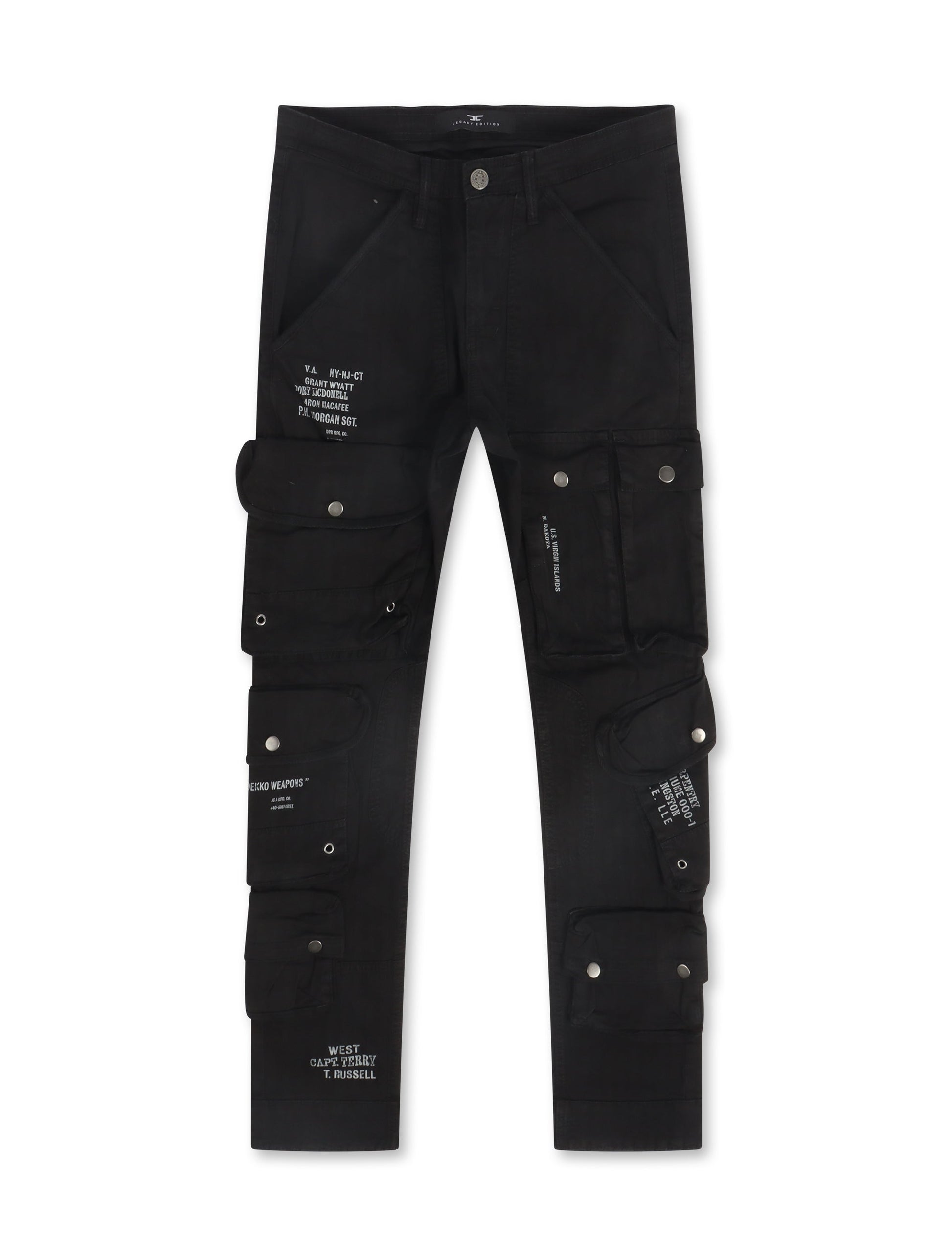 Jordan Craig Field Tech Cargo Pant V2 - Black Denim Exchange
