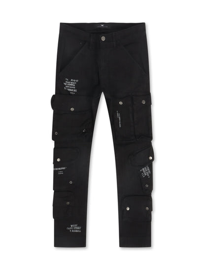 Jordan Craig Field Tech Cargo Pant V2 - Black Denim Exchange