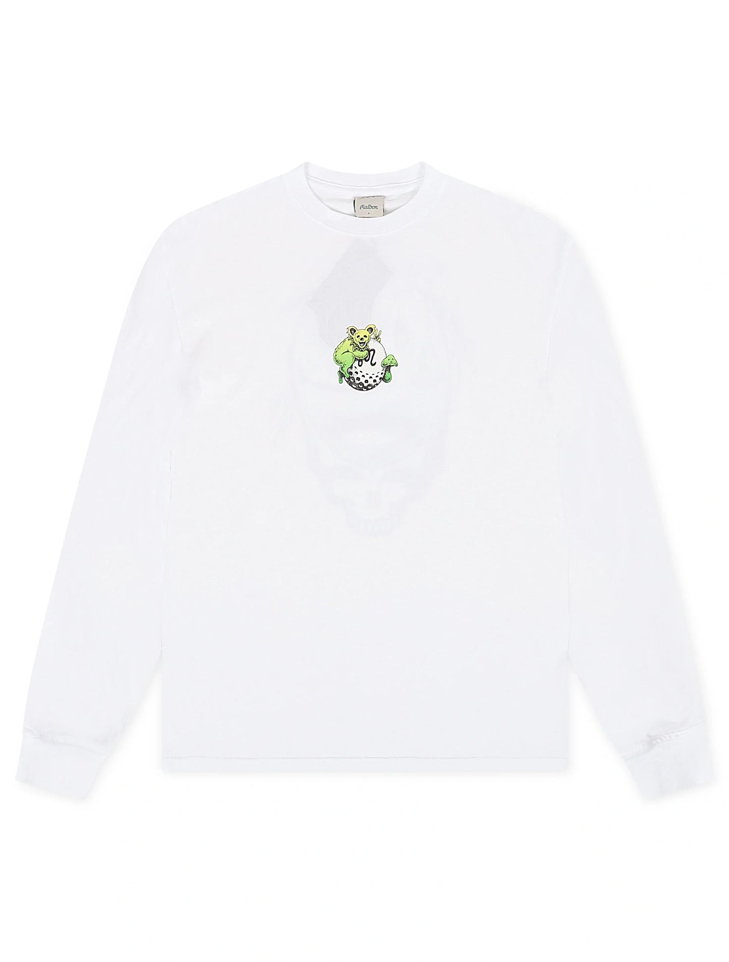Malbon Grateful Dead Gorse Long Sleeve - White Denim Exchange