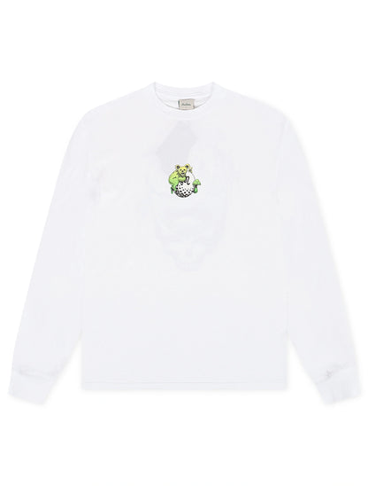 Malbon Grateful Dead Gorse Long Sleeve - White Denim Exchange