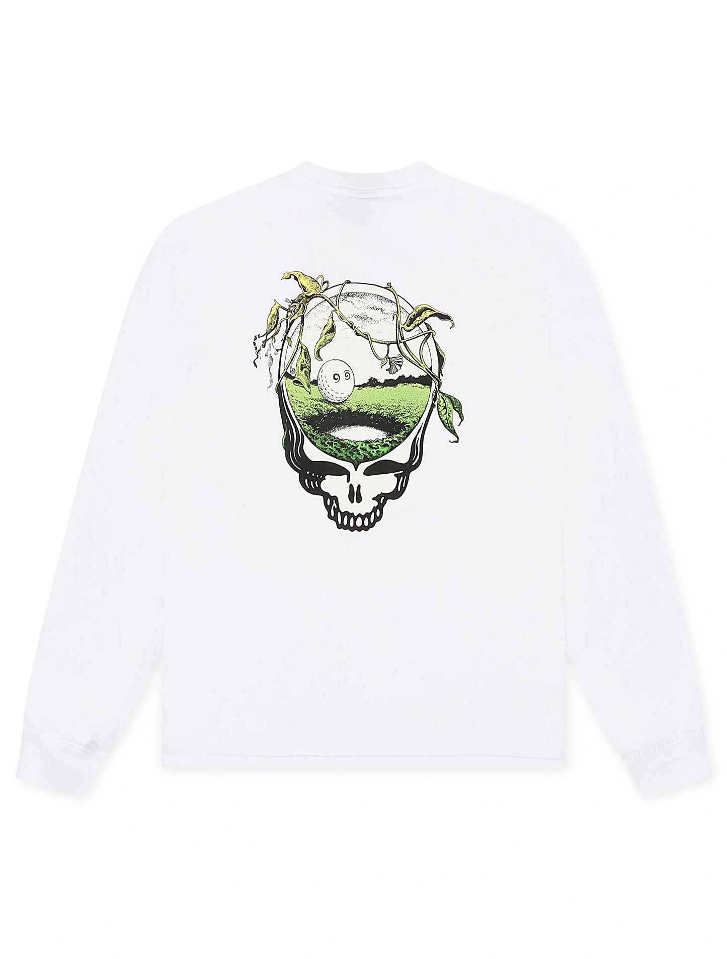 Malbon Grateful Dead Gorse Long Sleeve - White Denim Exchange
