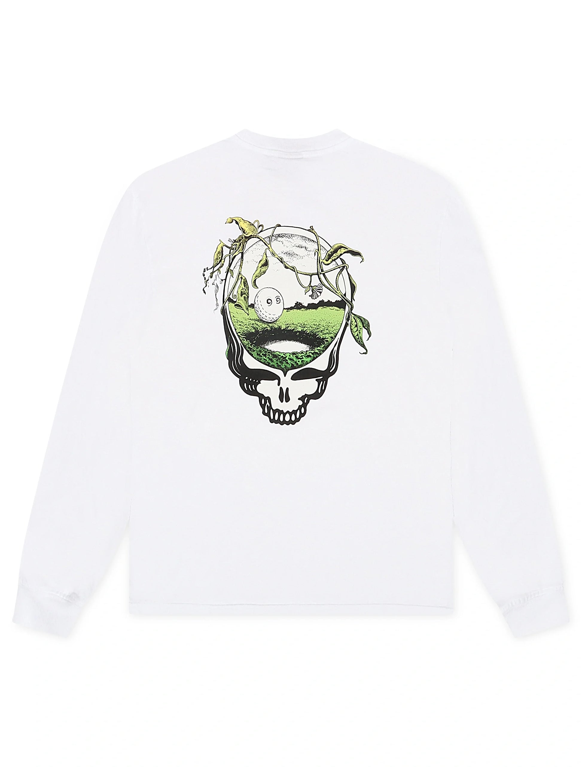 Malbon Grateful Dead Gorse Long Sleeve - White Denim Exchange