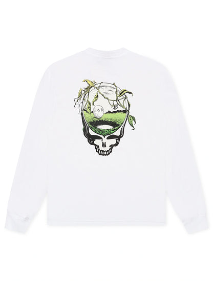 Malbon Grateful Dead Gorse Long Sleeve - White Denim Exchange
