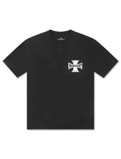 Warsaint Cross Tee - Black Denim Exchange