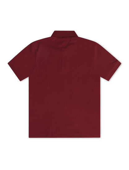 Hugo Boss Pallas Polo - Burgundy Denim Exchange
