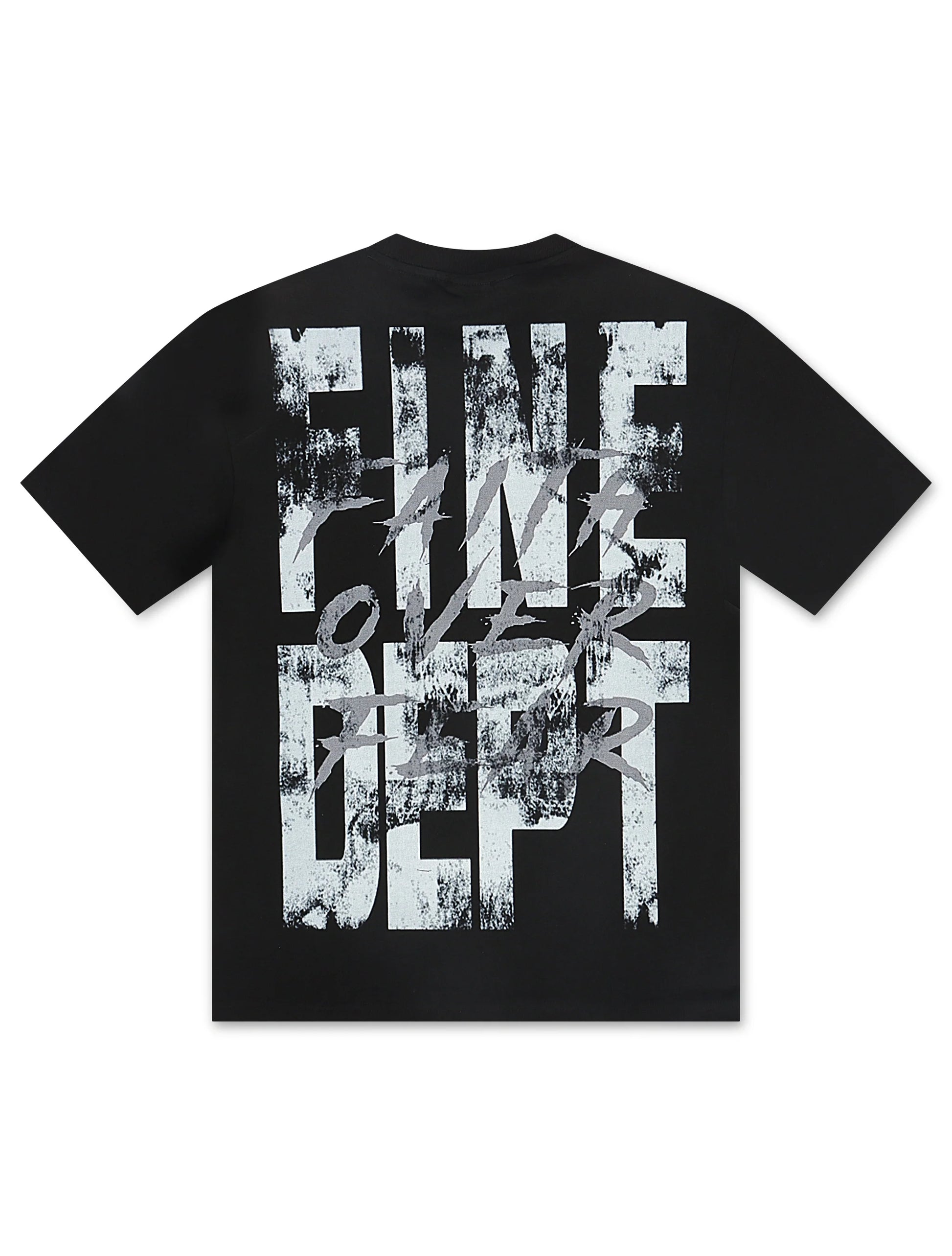 Fine Divine Faith Over Fear Tee - Black Denim Exchange