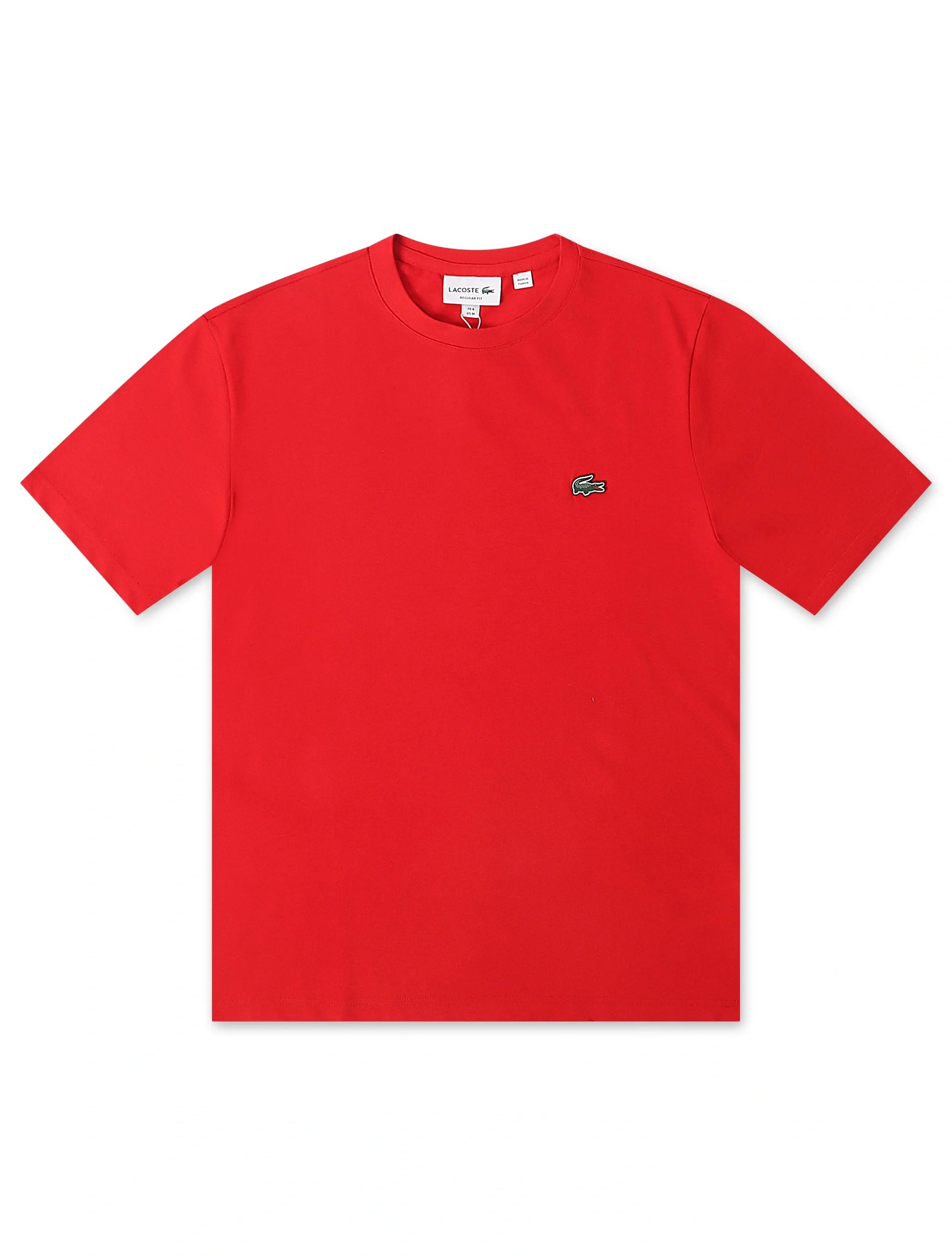 Lacoste Basic Logo Tee - Red Denim Exchange