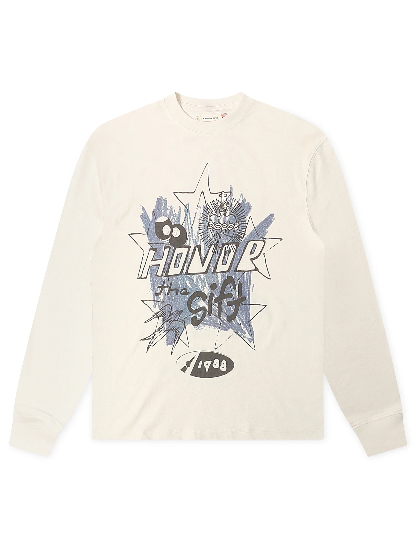 Honor The Gift C-Fall Pop Art Long Sleeve - Cream Denim Exchange