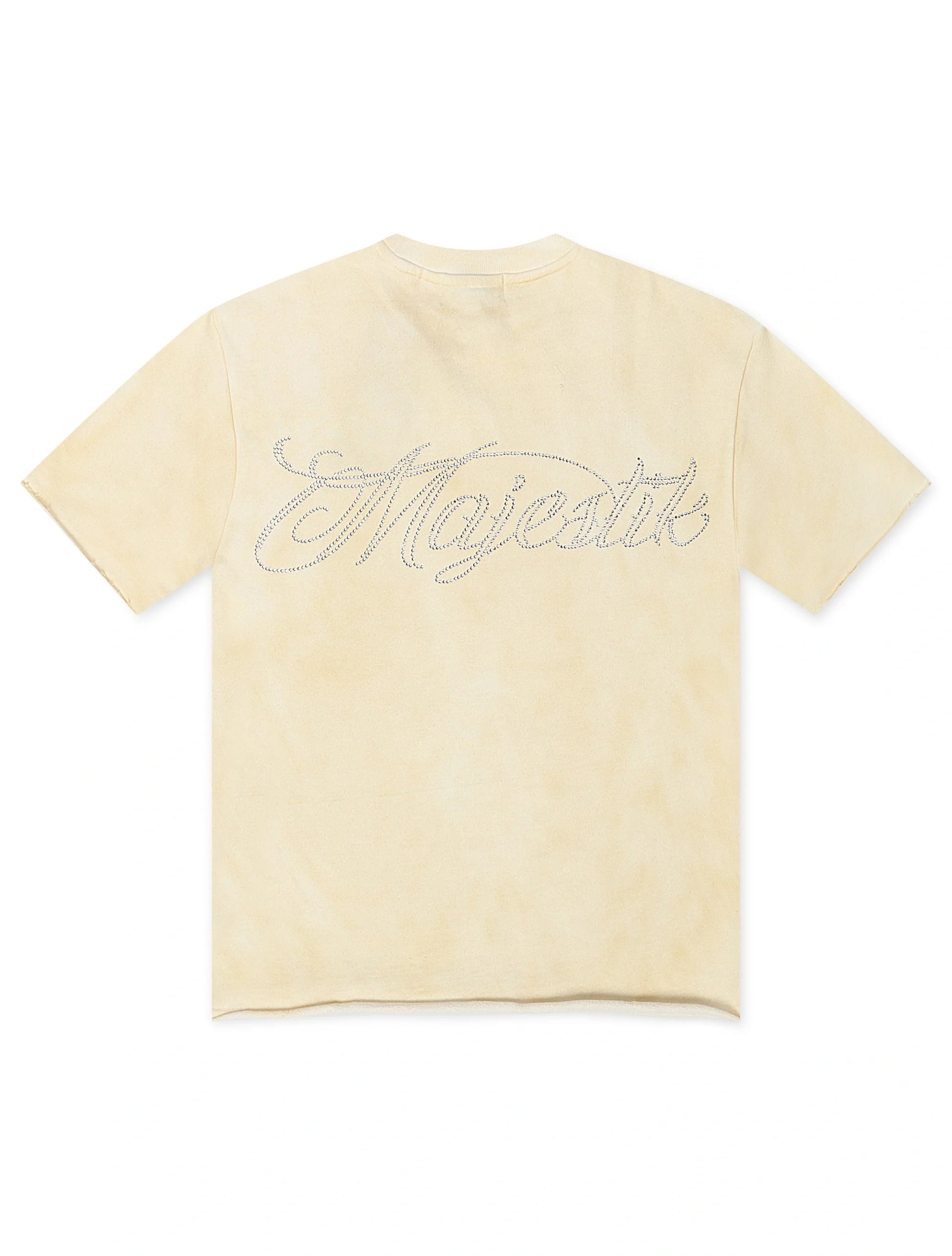 Majestik Garment Department French Terry Tee - Eggshell Denim Exchange