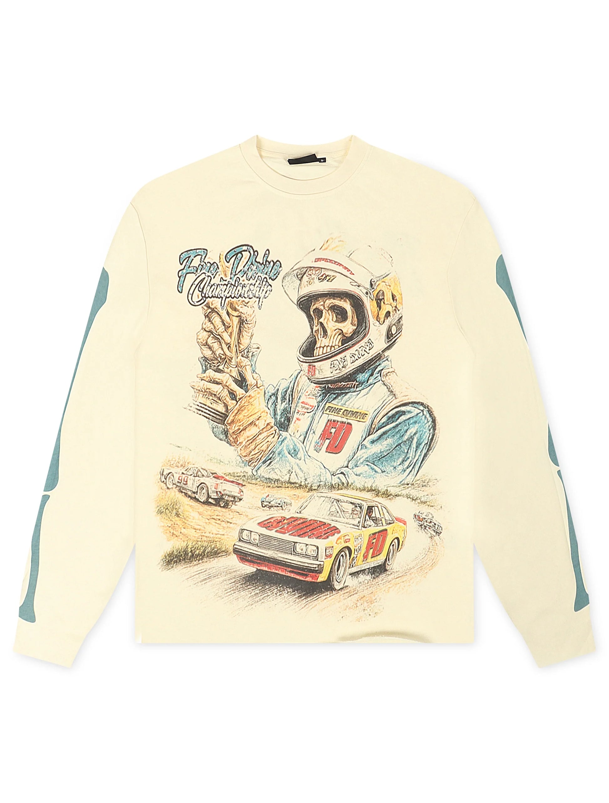 Fine Divine Racing Champ Long Sleeve - Cream Denim Exchange