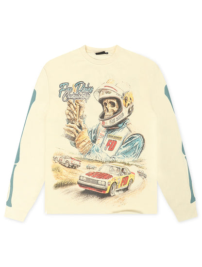 Fine Divine Racing Champ Long Sleeve - Cream Denim Exchange