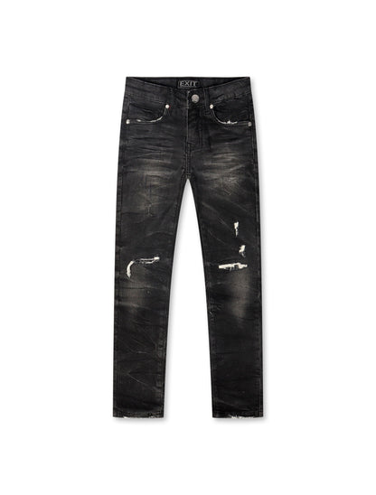 Exit Apparel Essential Kids Jeans - Black Denim Exchange