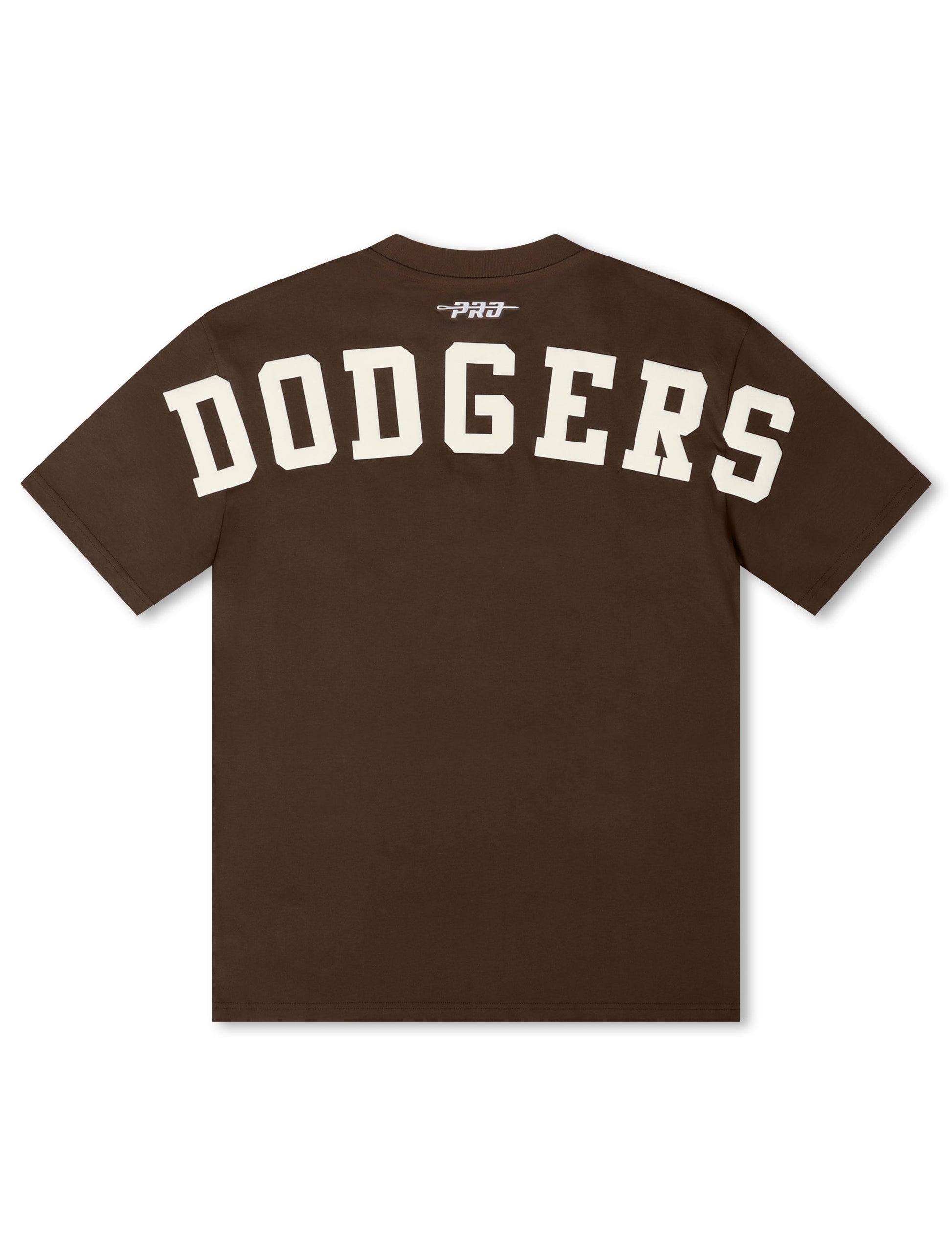 Pro Standard La Dodgers Wingspan Drop Shoulder Tee - Brown Denim Exchange