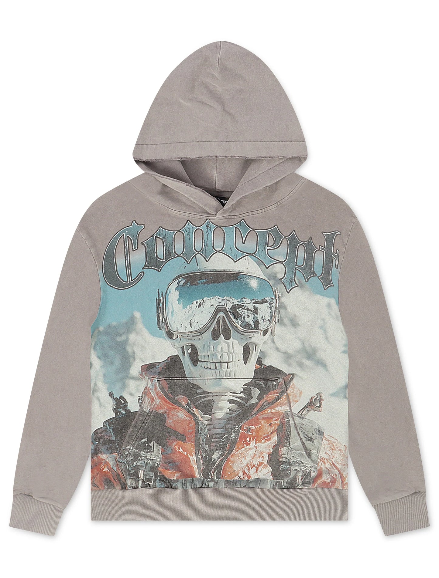 Concept LA Skier Hoodie - Grey Wash Denim Exchange