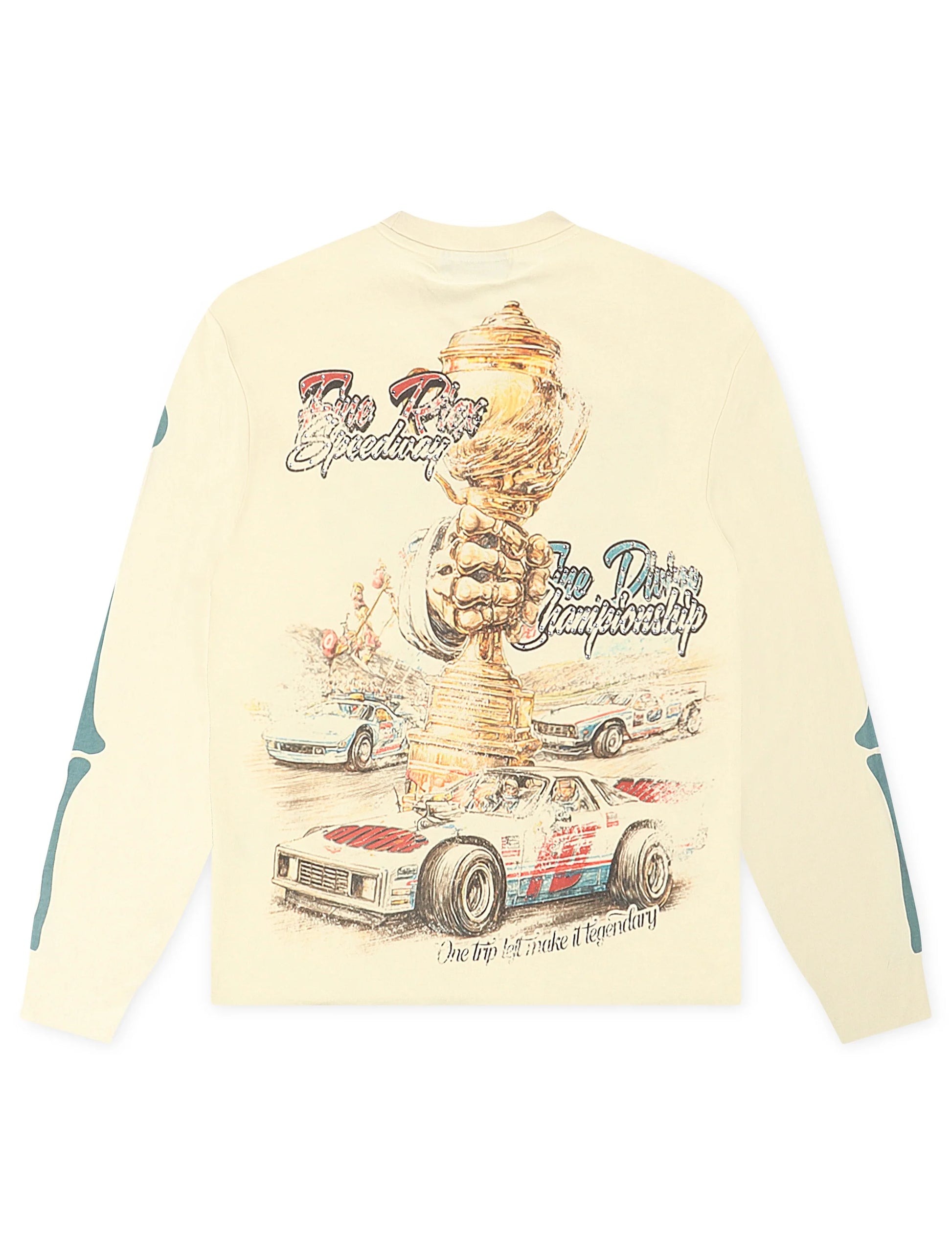 Fine Divine Racing Champ Long Sleeve - Cream Denim Exchange