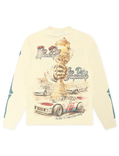 Fine Divine Racing Champ Long Sleeve - Cream Denim Exchange