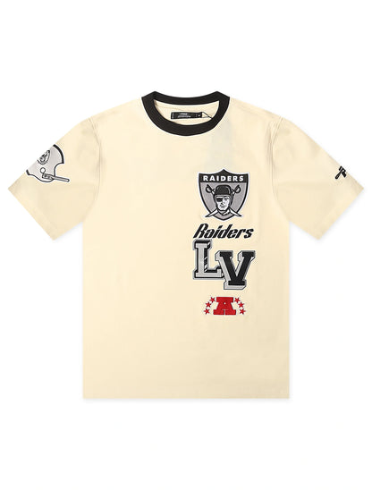 Pro Standard Raiders Retro Cascade Tee - Eggshell Denim Exchange