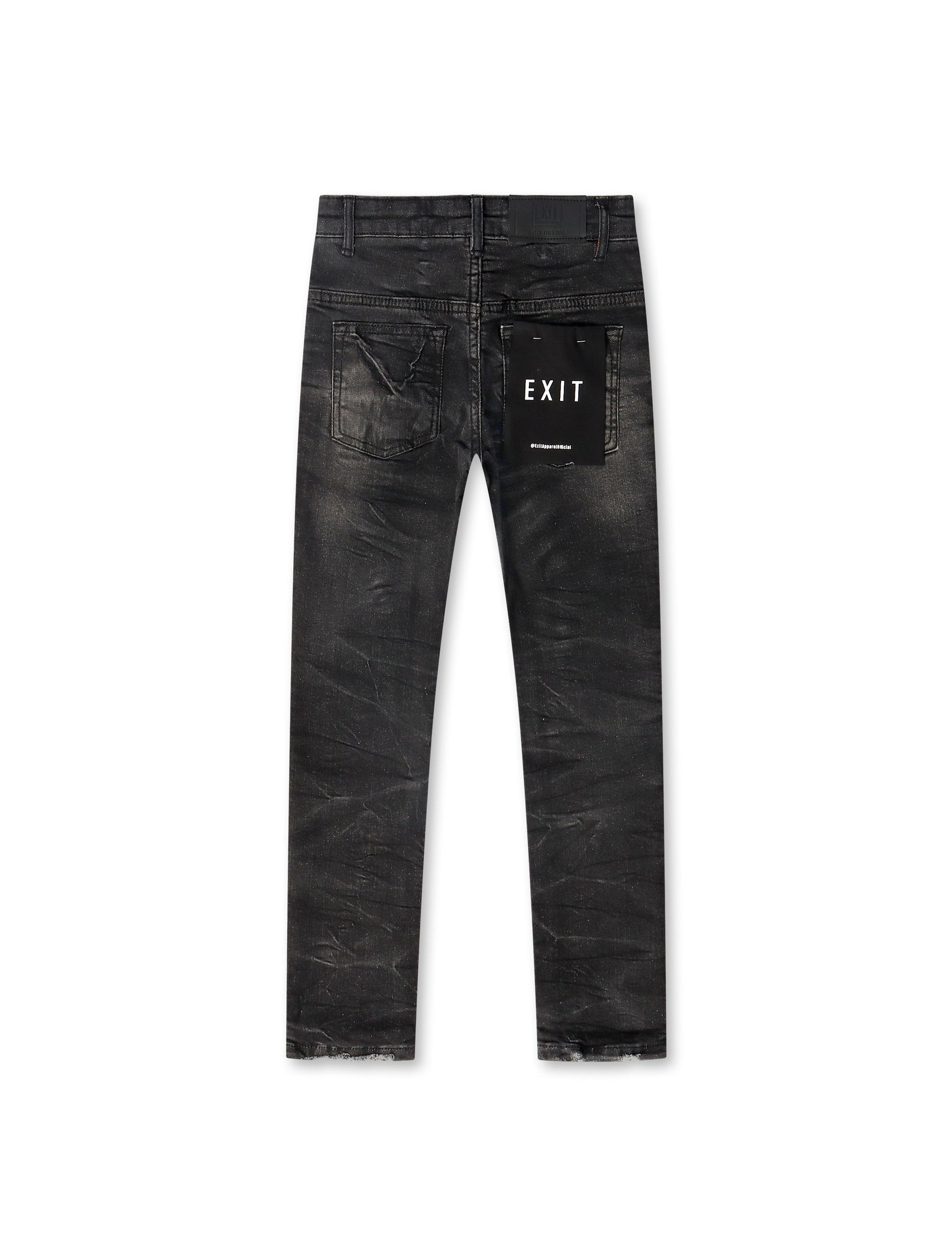 Exit Apparel Essential Kids Jeans - Black Denim Exchange